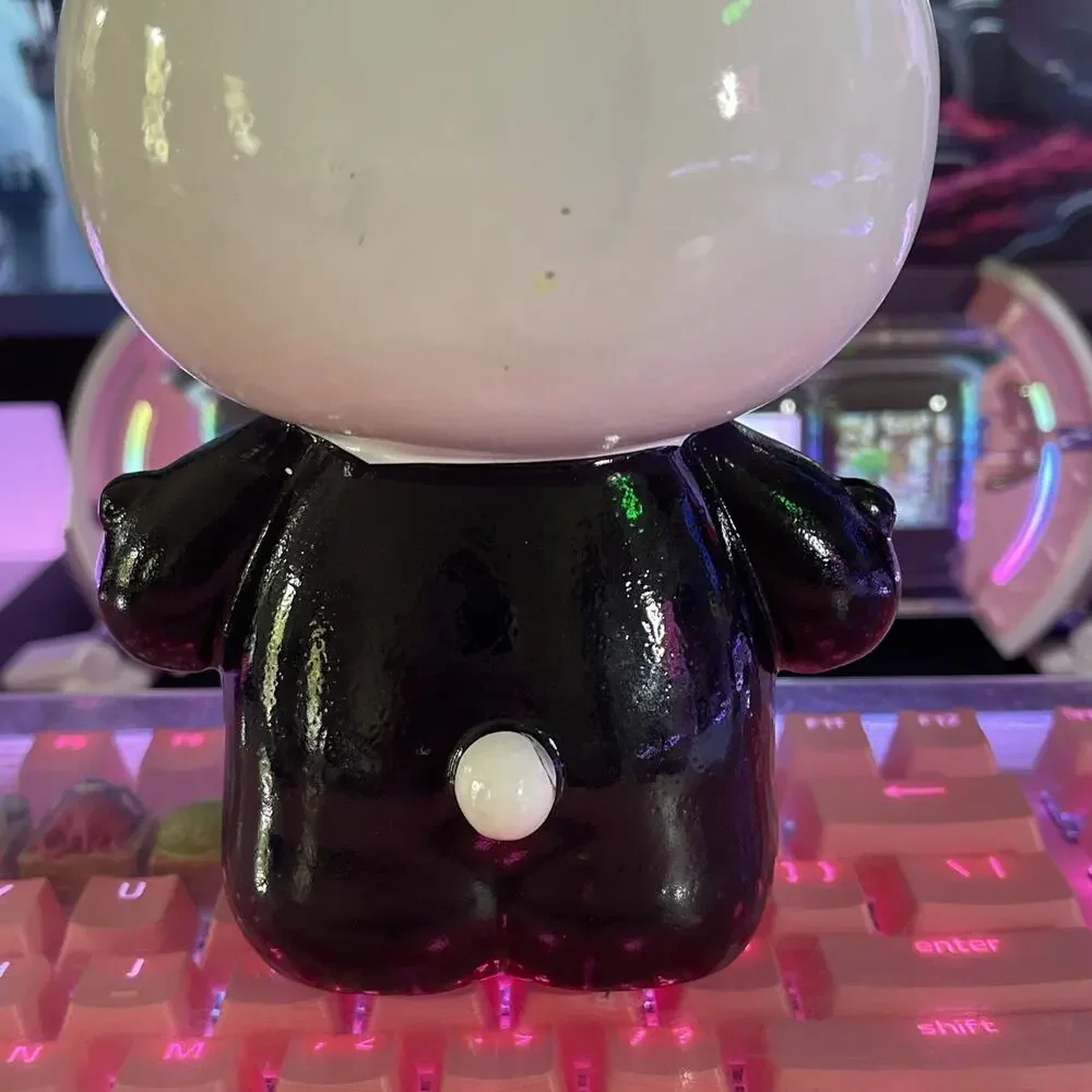Hello Kitty Soap Pump Lotion Dispenser WhiteBlack 2024 Sanrio Halloween Skeleton